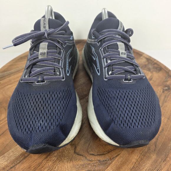 Brooks Beast GTS 23 Peacoat White Mens Navy Blue Size 8 2E Wide Running Shoes main image 7